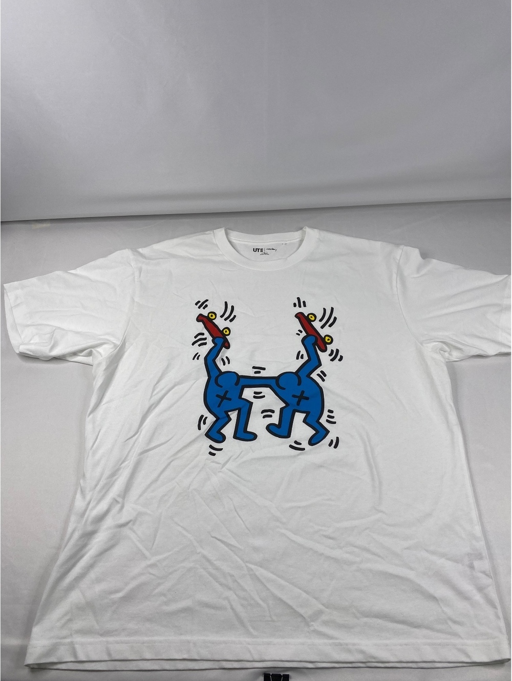 White Keith Haring Graphic T-Shirt